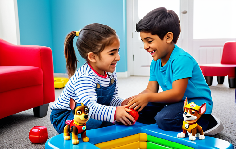 퍼피구조대 한국어 더빙과 원작 비교 - **

"Skye piloting her helicopter over Adventure Bay, Marshall in his fire truck below, fully clothe...